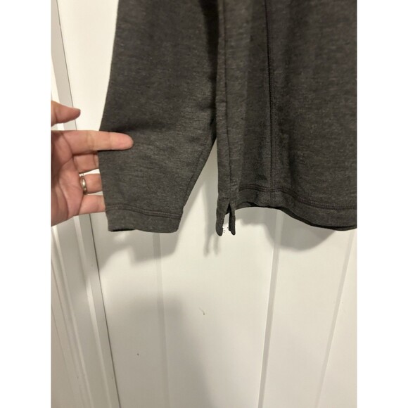 Orvis Shirt Mens XL Heather Gray French Terry 1/4 Zip Pullover Long Sleeve Soft - Picture 4 of 6
